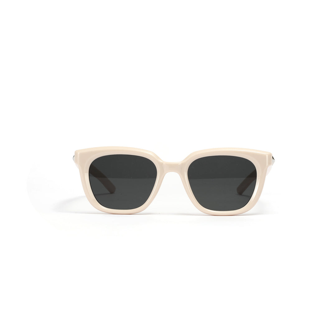 Damer moteriktig transparent solbrille med smal ramme og UV-beskyttelse Skanto