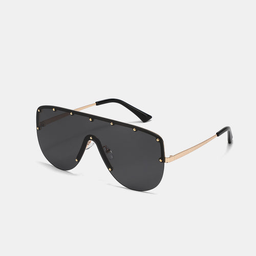 Damer futuristisk oversized solbrille Skanto