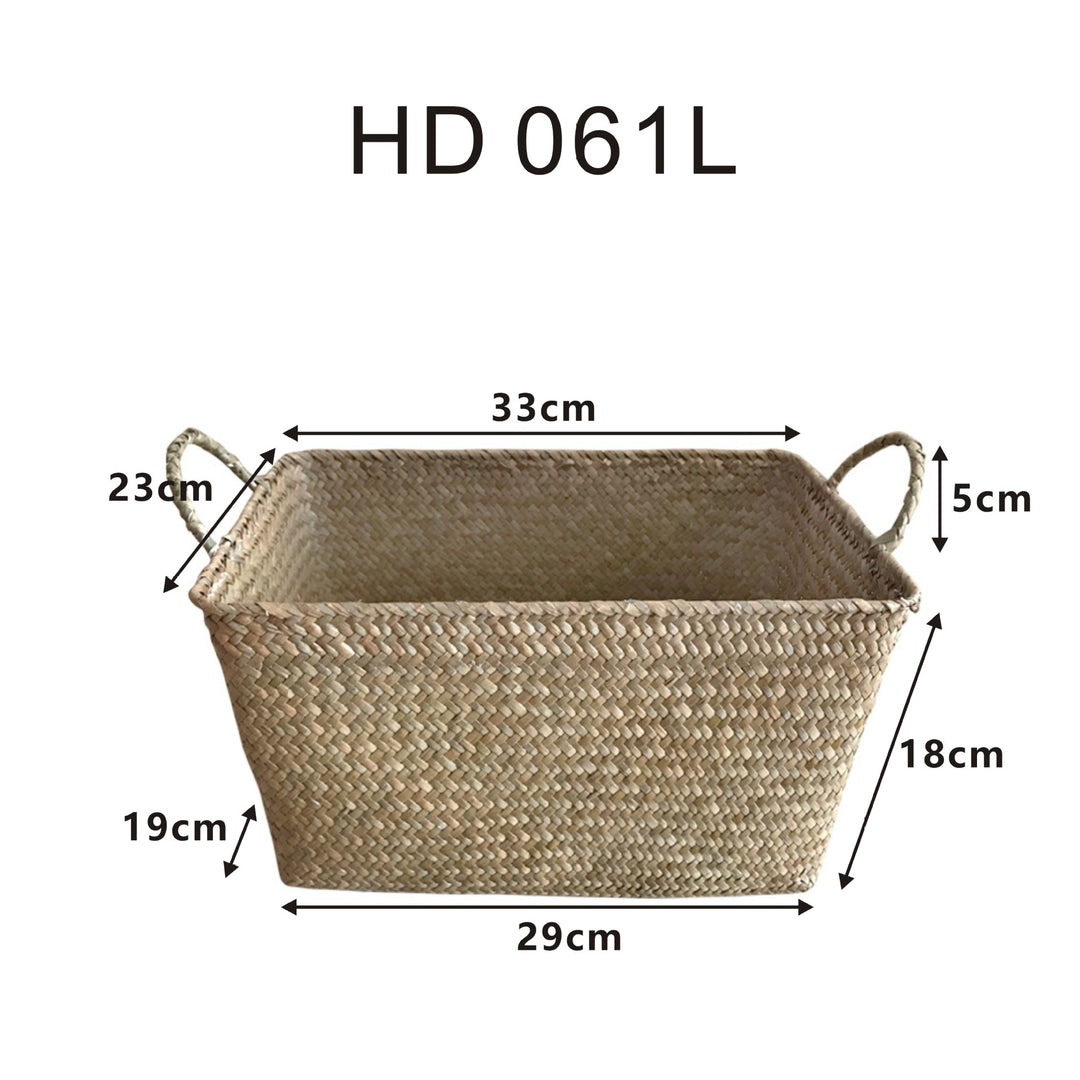 Damekurv med håndvevd design Skanto
