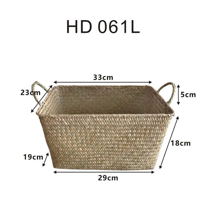 Damekurv med håndvevd design Skanto
