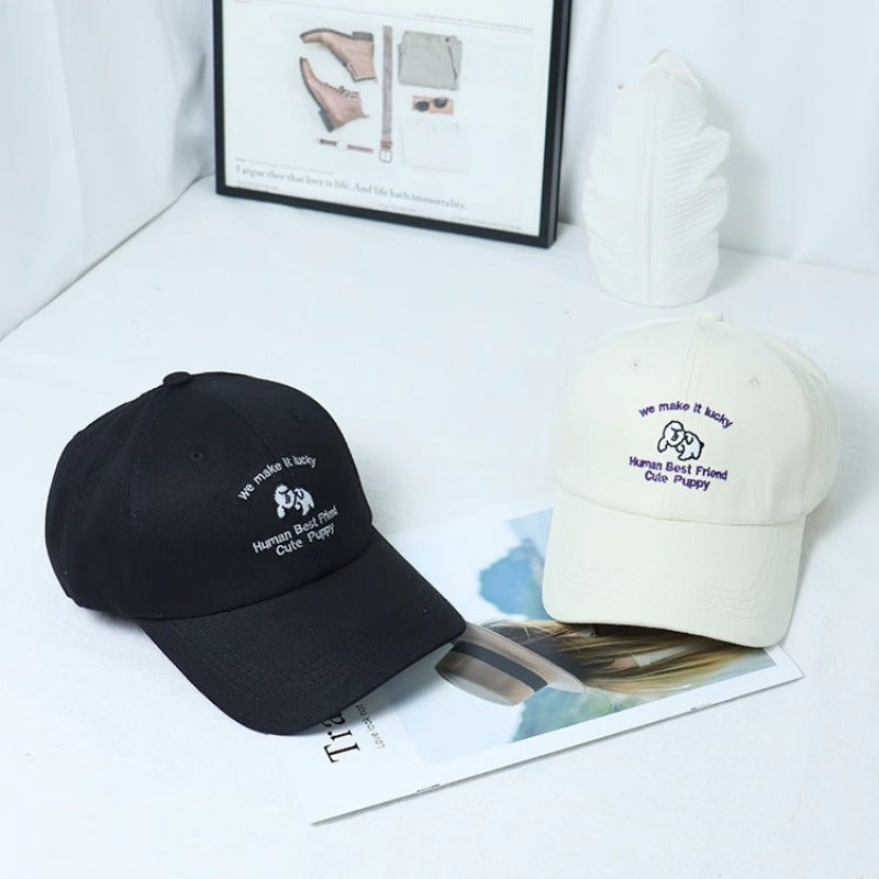 Kvinne Brodert Valpe-tema Baseball Cap Skanto