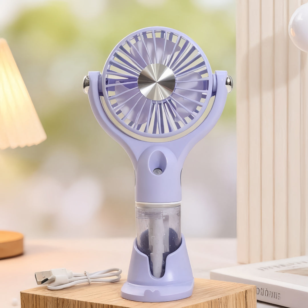 Damer bærbar sprayvifte med USB-ladefunksjon og ergonomisk design Skanto