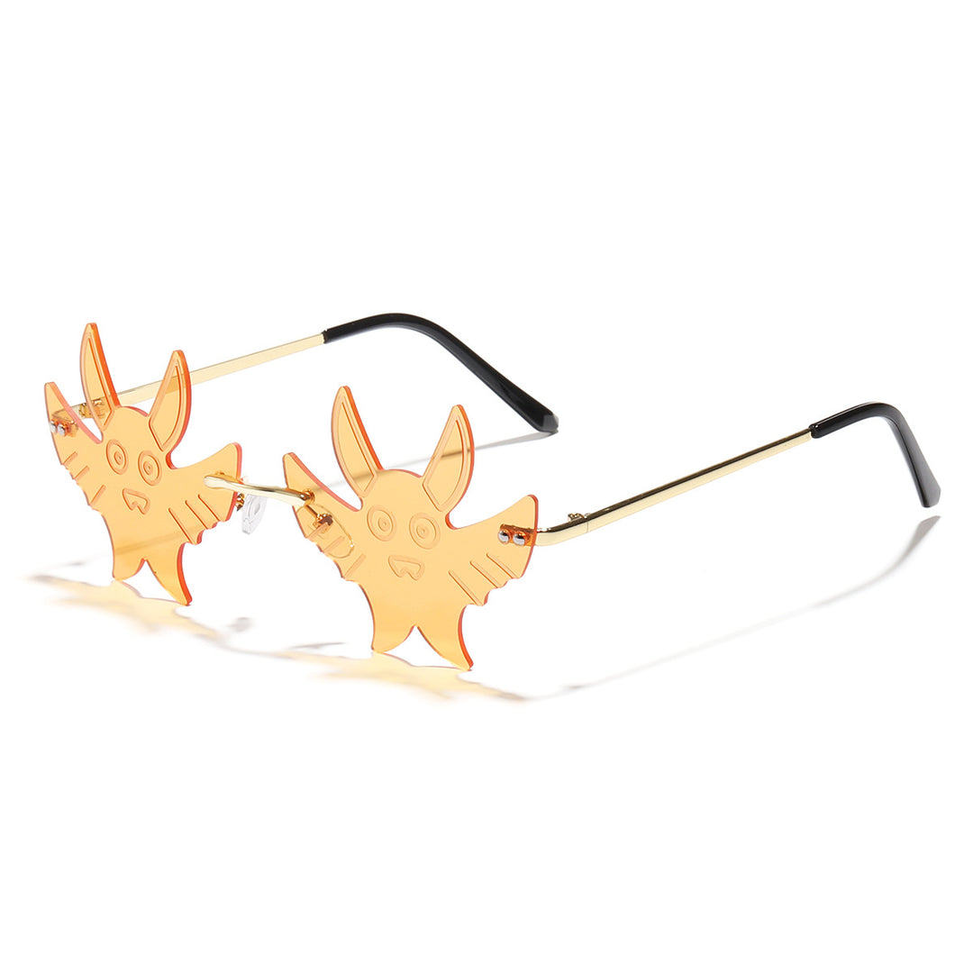 Dame unik solbrille med dyredesign Skanto