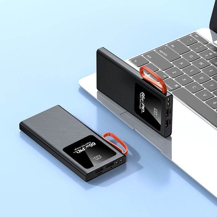 bærbar høyytelses powerbank med innebygd LED-skjerm Skanto