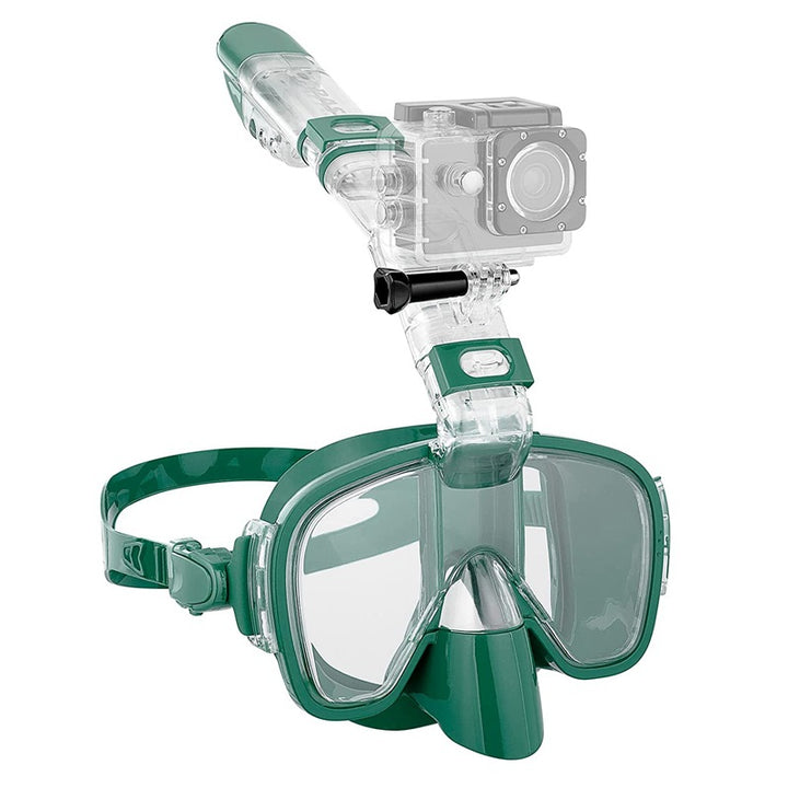 Snorkelmaske med integrert svømmebrille Skanto