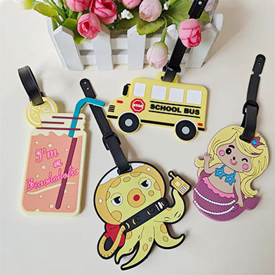 Unisex Mermaid Character Luggage Tag Skanto