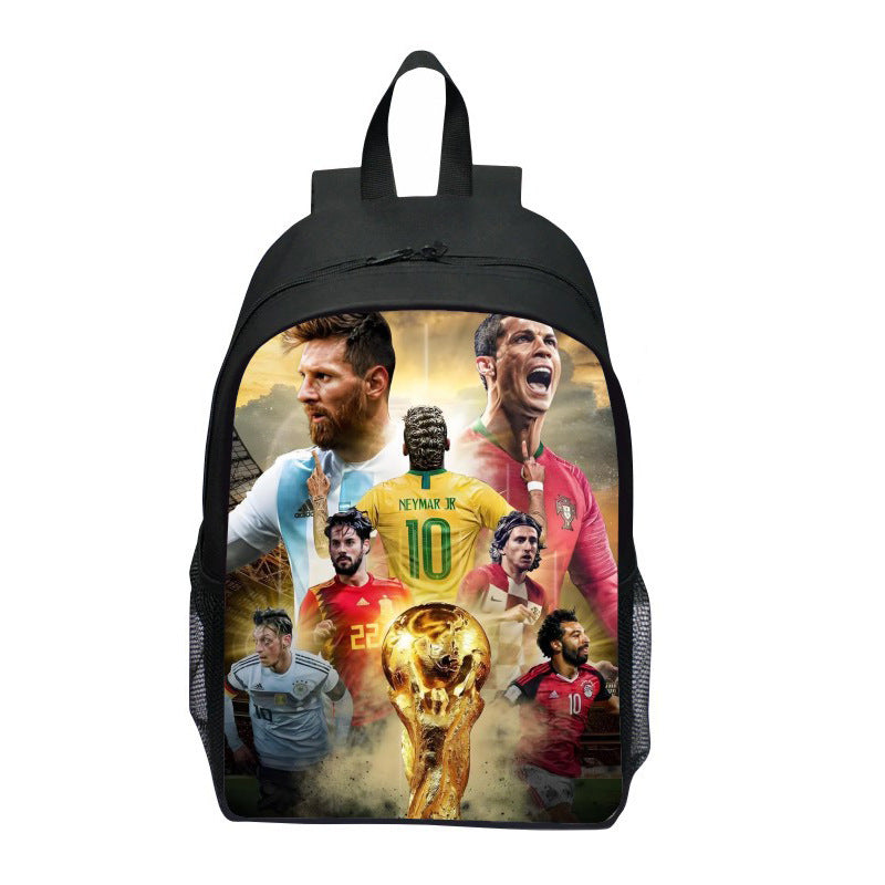 Ryggsekk med iøynefallende sportmotiv Skanto