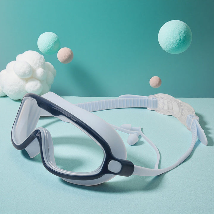 Vanntett svømmebrille med justerbar nesestykket Skanto