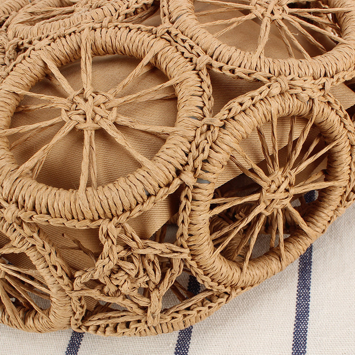 Round basket bag with unique design Skanto