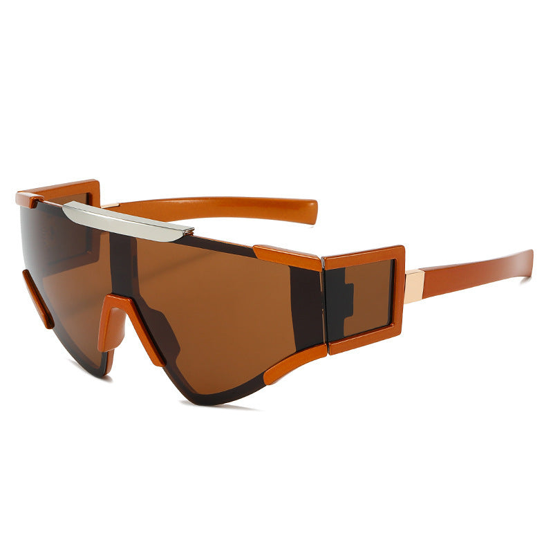 Men's Futuristic Shield Sunglasses Skanto