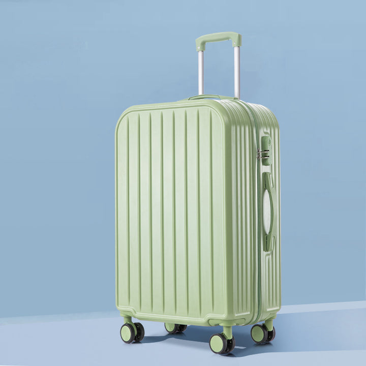 Unisex stilleggende rippled hard-shell koffert Skanto