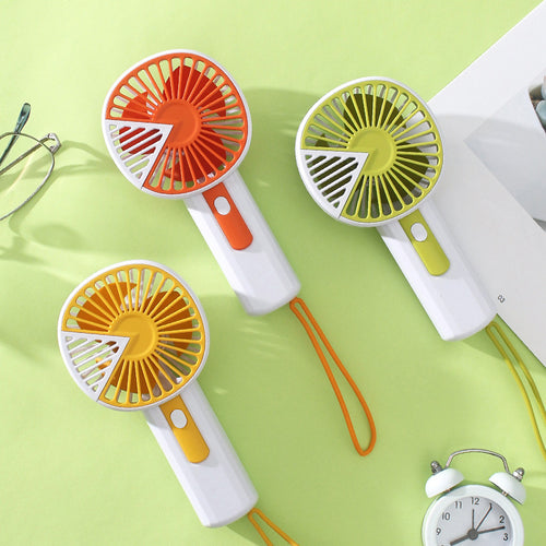 Dame portable håndvifte med ergonomisk design og USB ladingsmulighet Skanto