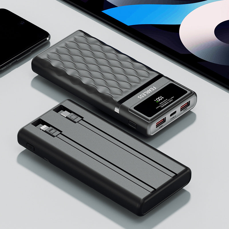 Høyytelses powerbank med intelligent ladestatus Skanto