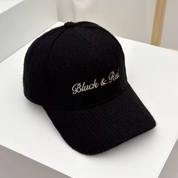 Kvinne Teksturert Strikket Baseballcaps Skanto