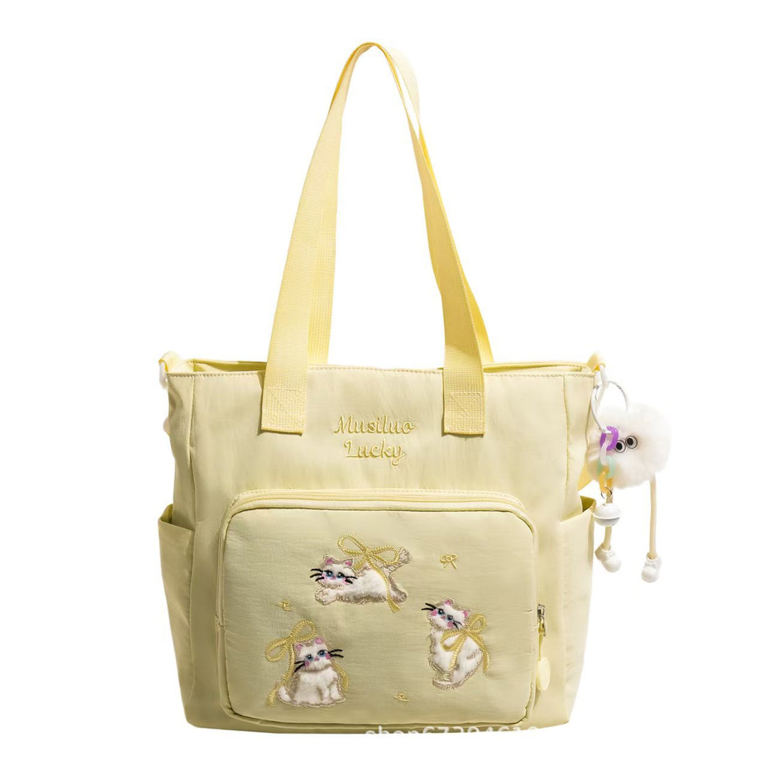 Søt Illustrert Tote Bag Skanto