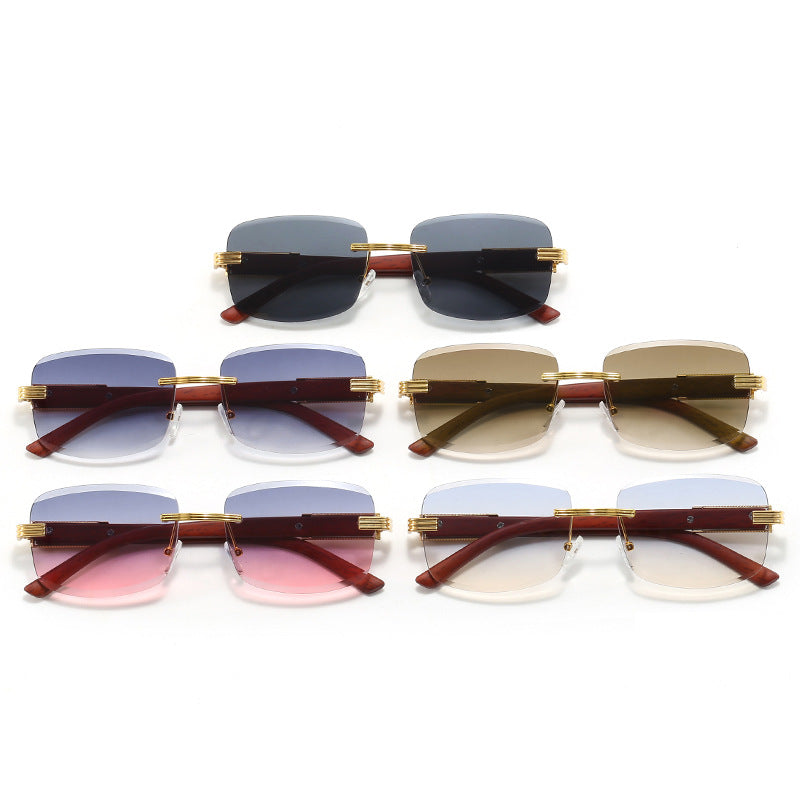 Dame designer solbrille med luksuriøse accenter Skanto