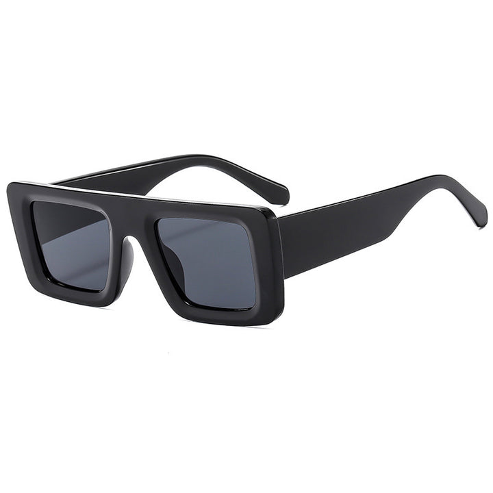 Damer Moderiktig kvadratisk solbrille med ekstra bred ramme Skanto