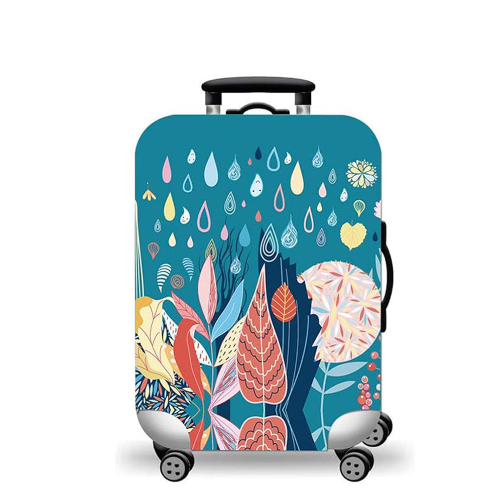 Unisex nan Kinder Kabinen Trolley med internasjonalt landemerke-motiv og lett ABS-skal Skanto