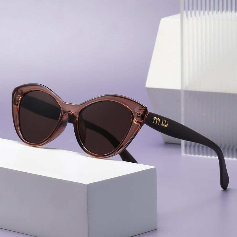 Kvinnenes fashionable cat-eye solbriller med UV-beskyttelse Skanto