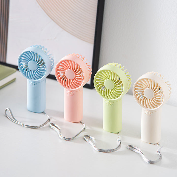 Unisex Bærbar Håndvifte med ergonomisk grep Skanto