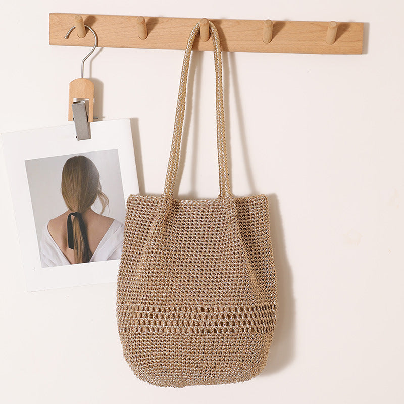 Lett og Pustende Makramee Shopping Bag Skanto