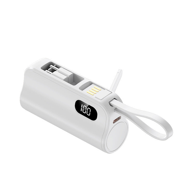 Mini-Powerbank med rask ladeport og allsidige funksjoner Skanto