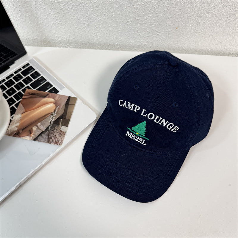 Herre Broderte Camp Logo Baseball Cap Skanto