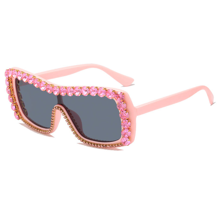 Damer ekstravagante solbriller med glitrende aksenter Skanto