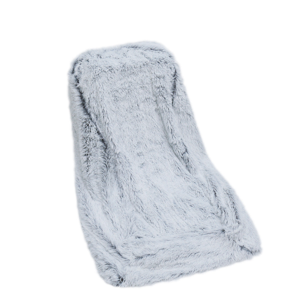 Plush Faus Fur Teppe Hundefläge