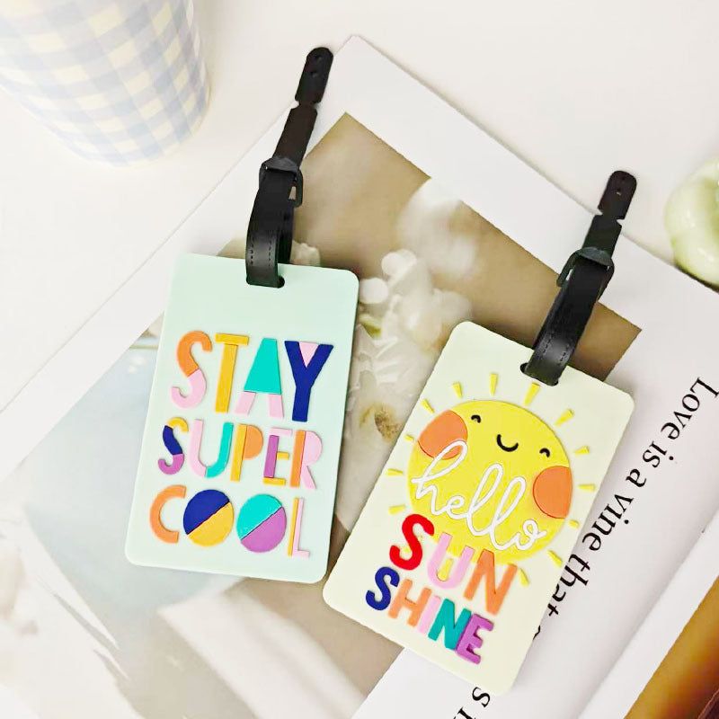 Unisex Tropical Theme Luggage Tag Skanto