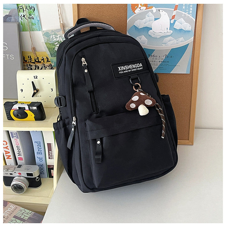 Multi-lomme Casual Skole Rygsekk