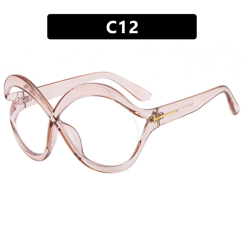 Dame ekstravagant formet solbrille Skanto