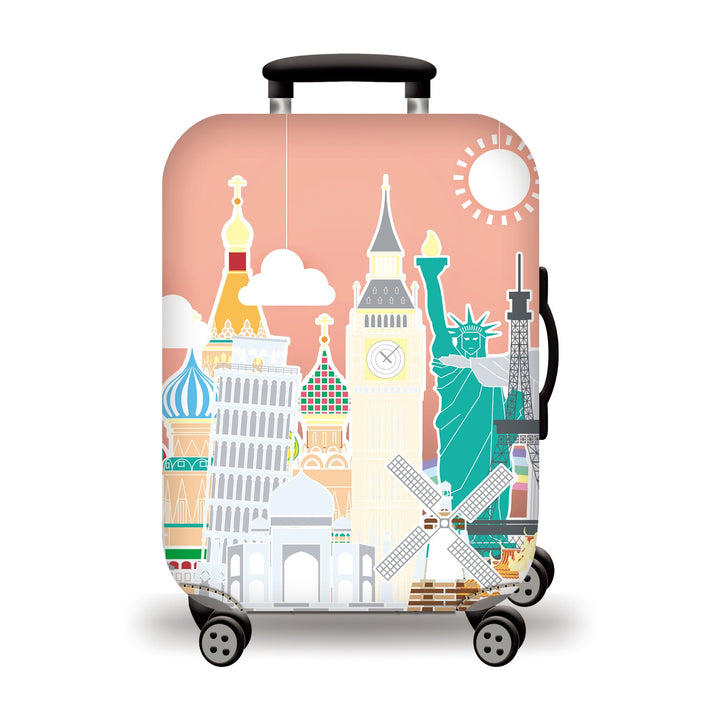 Hard Shell Bagasje med Jord Design Skanto