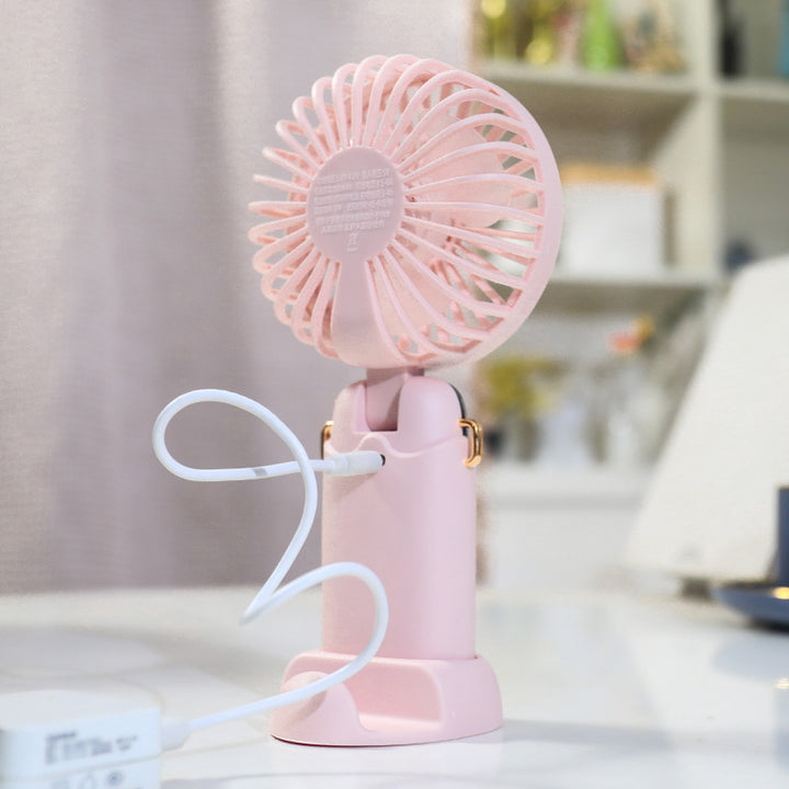 Dame Bærbar Mini-vifte med ergonomisk håndtakdesign og justerbar helling Skanto