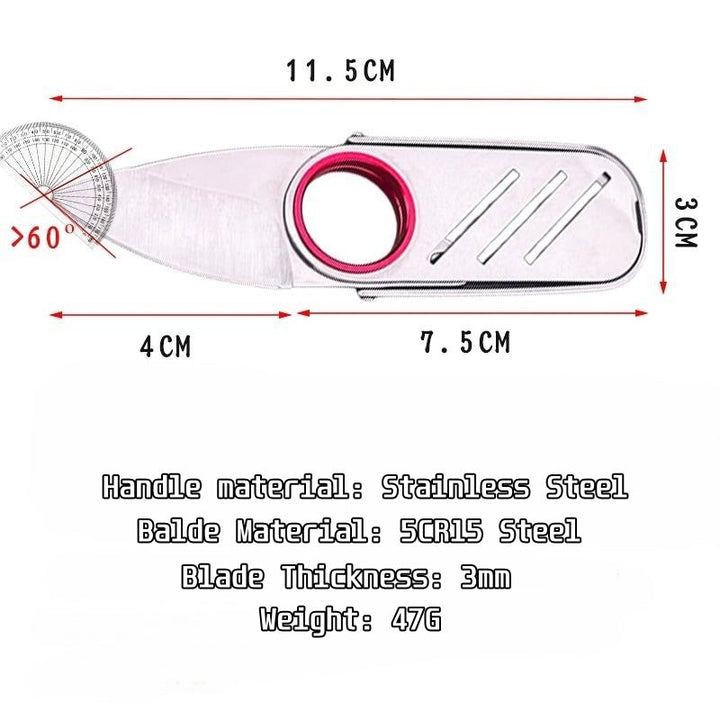Steel Sharp Mini Multifunksjonell Kniv | Skanto