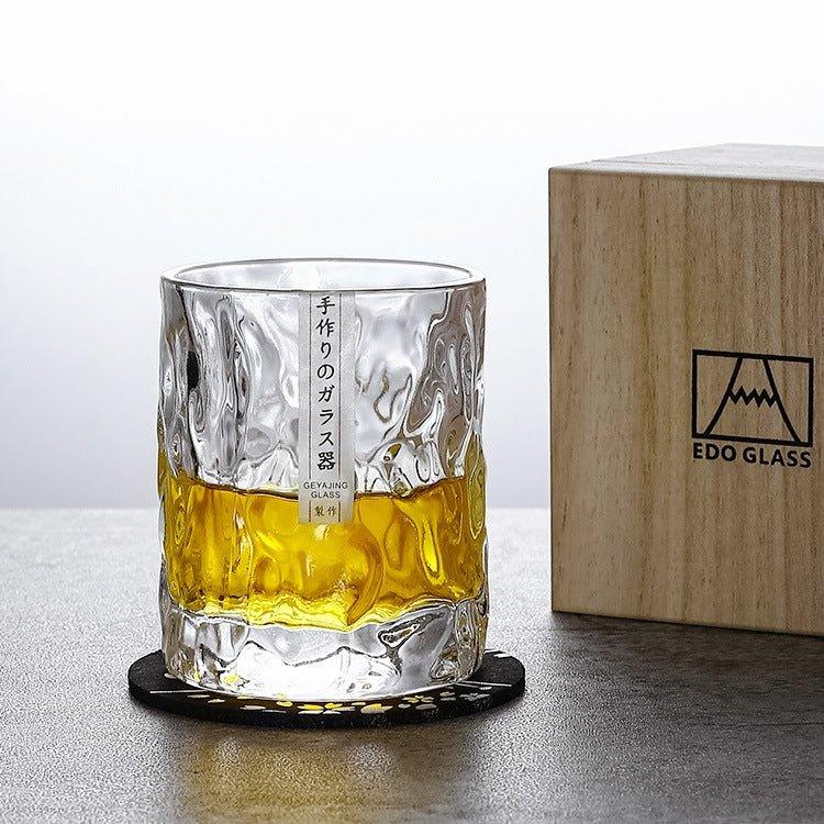Japanske Edo Kiriko Glacier Whisky Glasser | Skanto