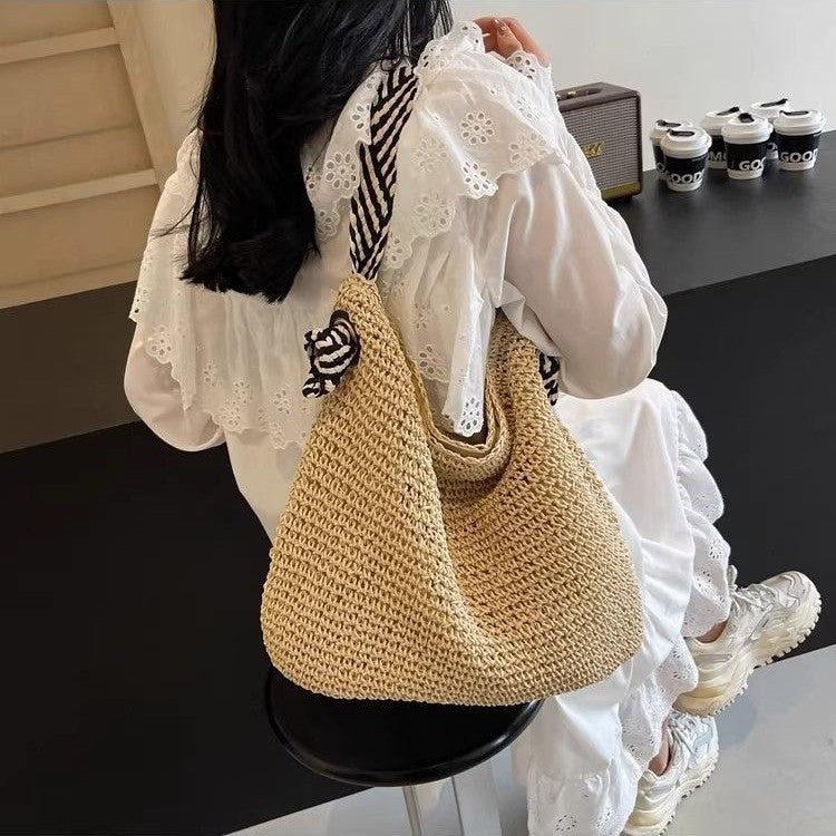 Stor håndvevd kurv shopper Skanto