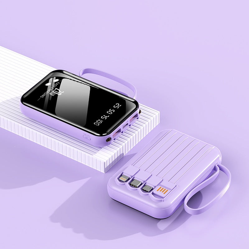 Powerbank med innovativ hurtigladefunksjon og digital skjerm Skanto