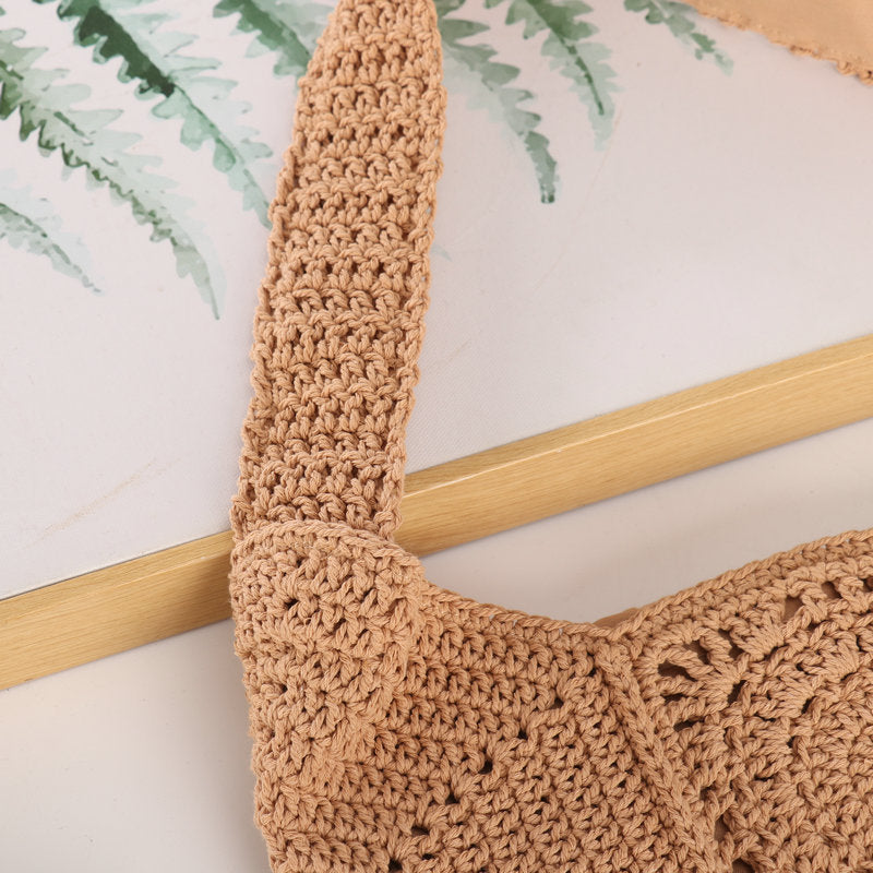 Håndlaget Makramee Crossbody Bag Skanto