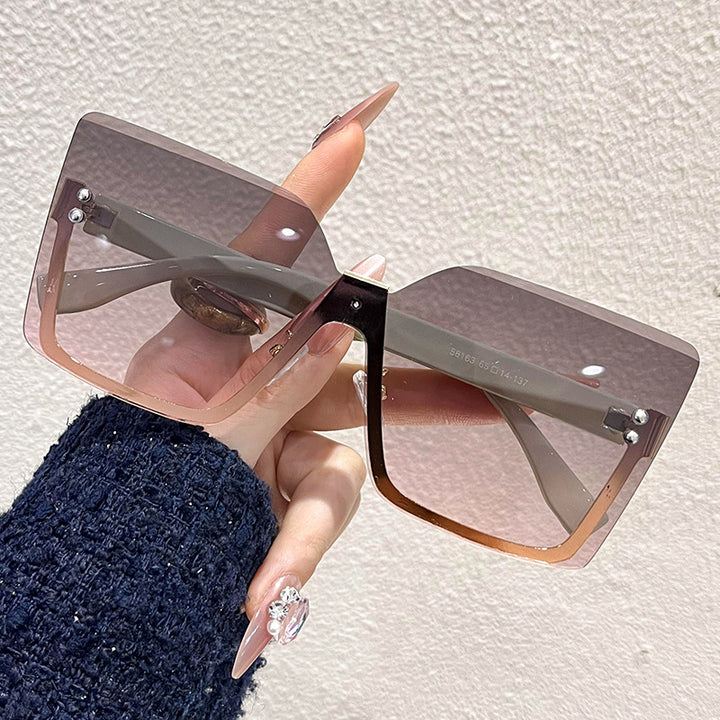 Dames oversized solbriller i moderne design med UV-beskyttelse Skanto