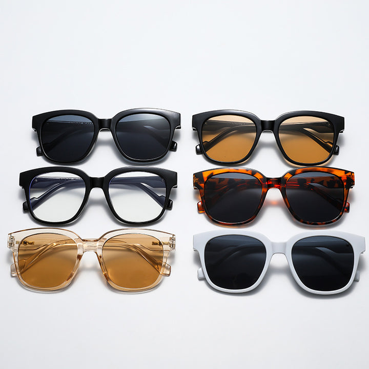 Dame Kvadratisk solbrille i elegant skilpadde-design Skanto