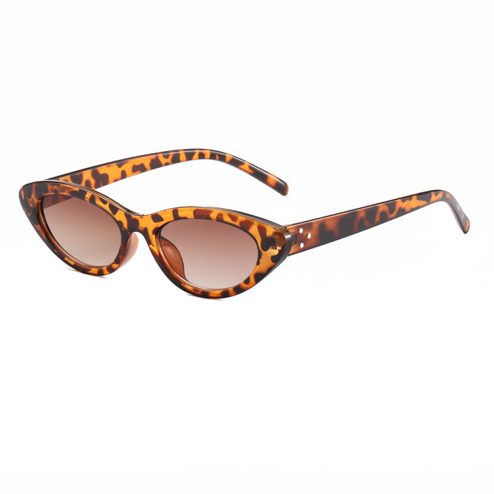 Dame Cat-Eye solbriller i elegant Leo-design Skanto
