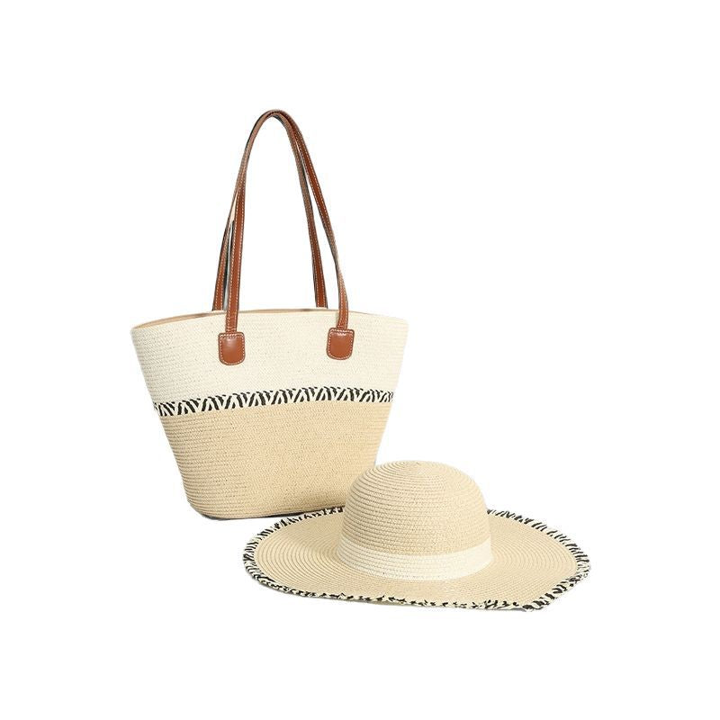Strandveske og solhatt Skanto