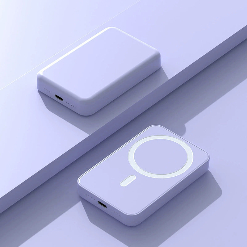 Høyytelses powerbank med trådløs ladefunksjon og digitalt display Skanto