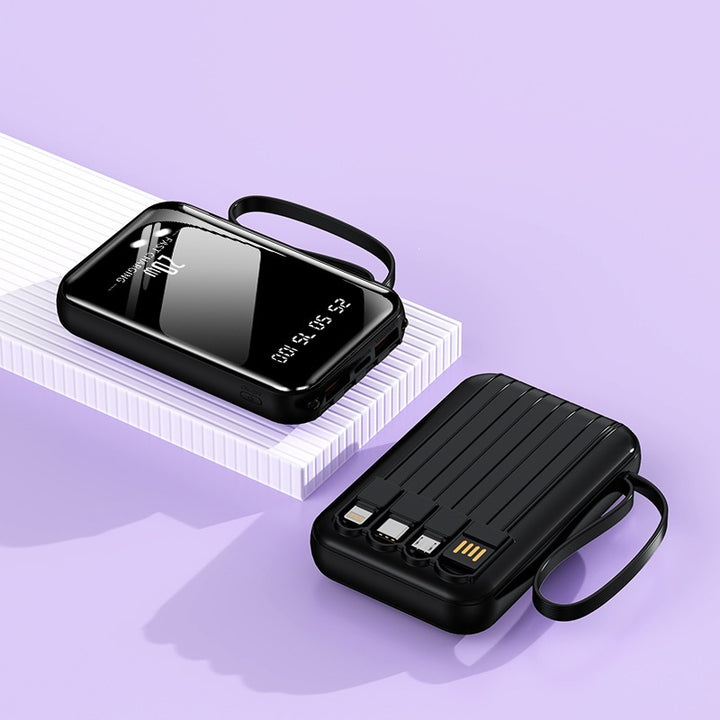 Powerbank med innovativ hurtigladefunksjon og digital skjerm Skanto