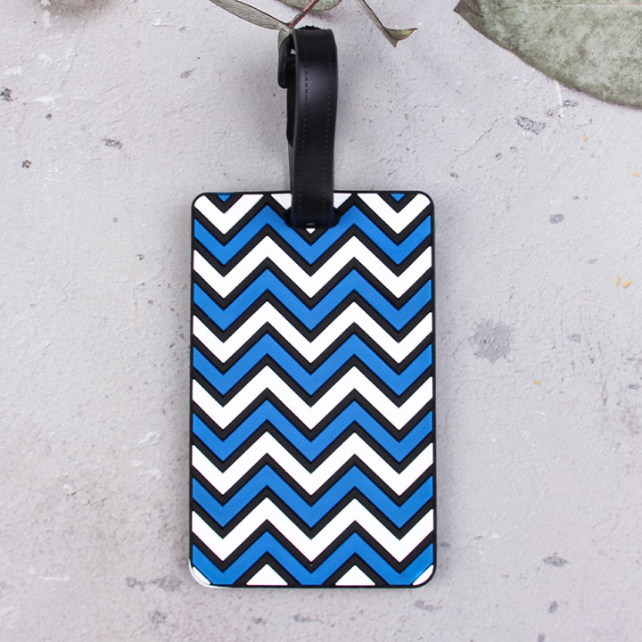 Stilig Chevron-mønster Bagasje Tag Skanto