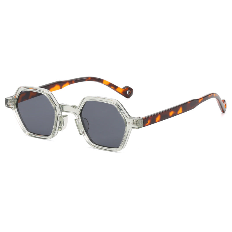Damer Geometrisk Solbrille i moderne Hexagon-design Skanto