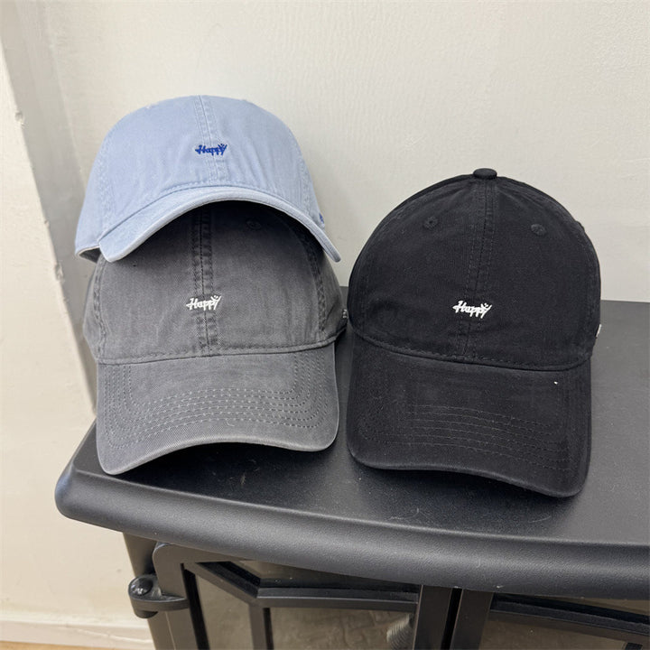 Herre Råkantet Bomull Justerbar Baseball Caps Skanto