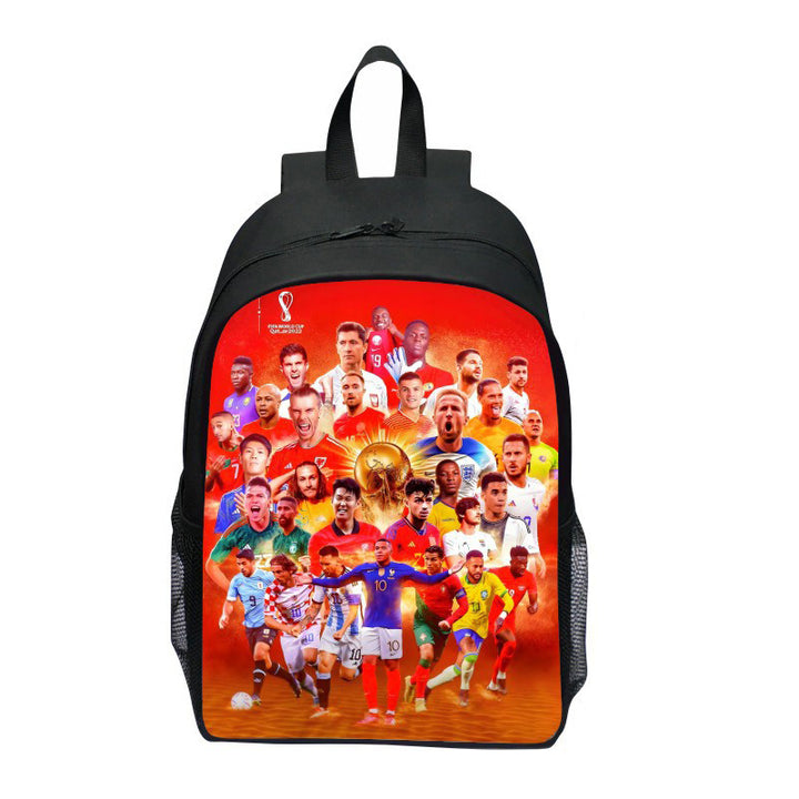 Ryggsekk med iøynefallende sportmotiv Skanto