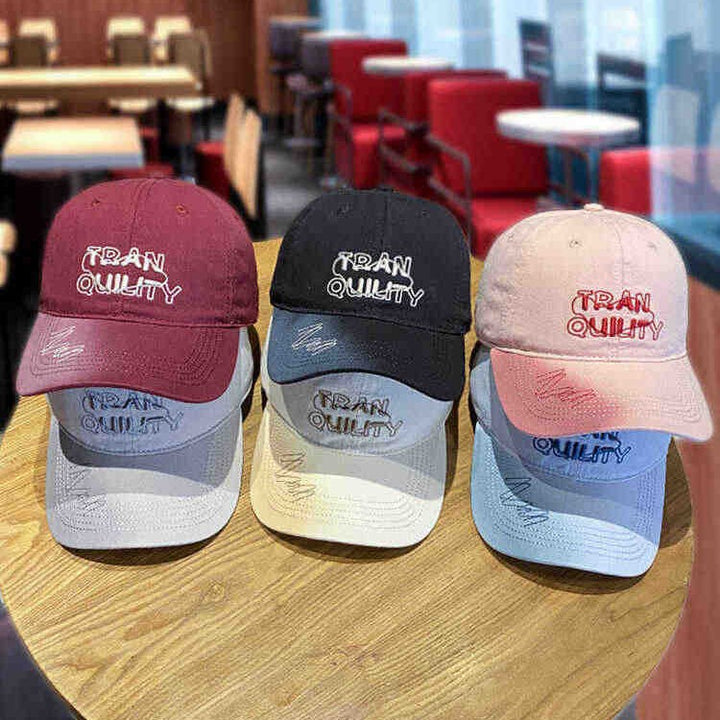 Kvinnenes avslappede broderte baseballcaps Skanto